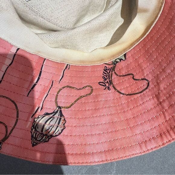 Loewe Coral Bucket Hat with Logo Strap - Picture 3 of 9